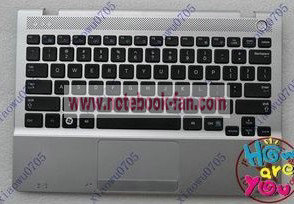 Samsung NP300U1A NP305U1A US Keyboard black W/ Silver frame Plam